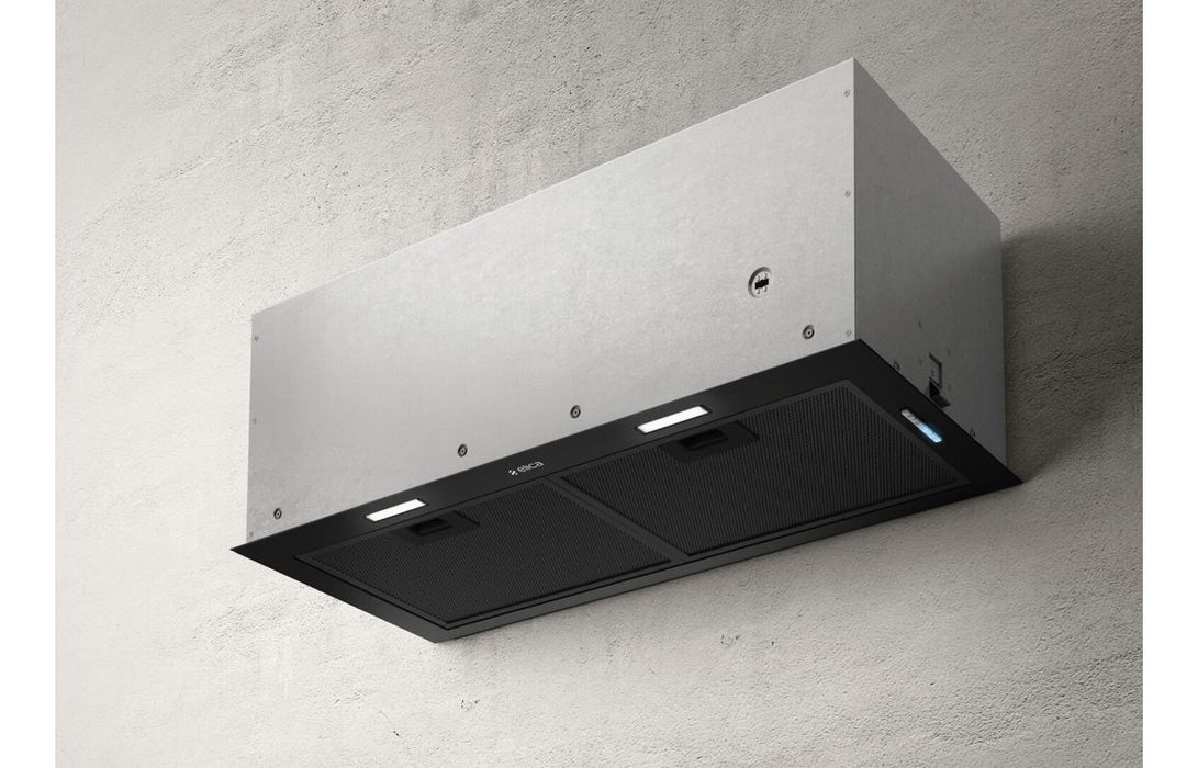 Elica Fold 80cm Integrated Hood - Black