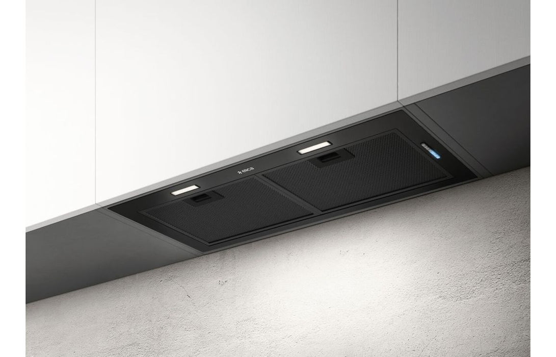 Elica Fold 80cm Integrated Hood - Black