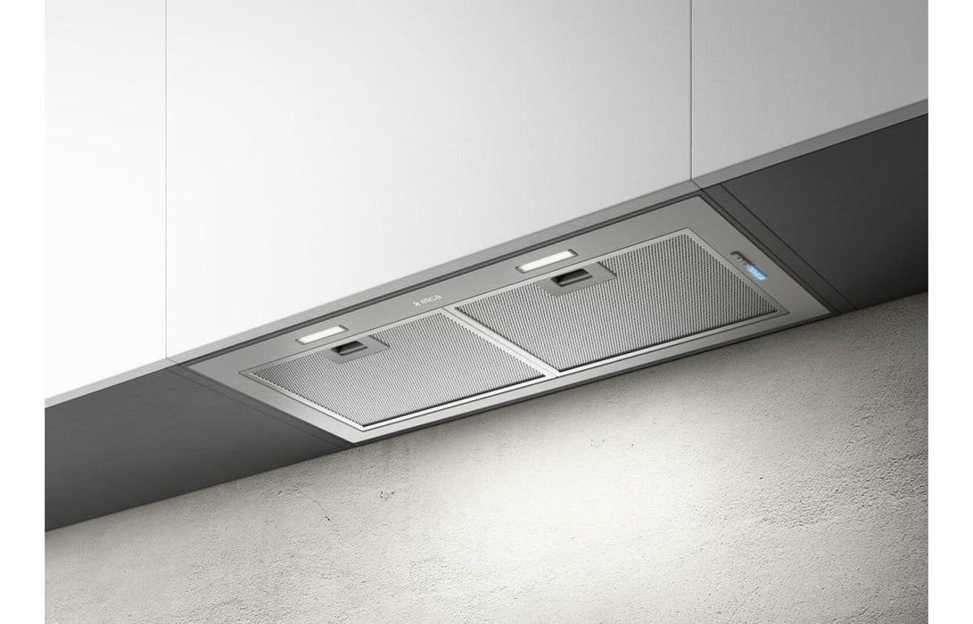 Elica Fold 80cm Integrated Hood - Silver