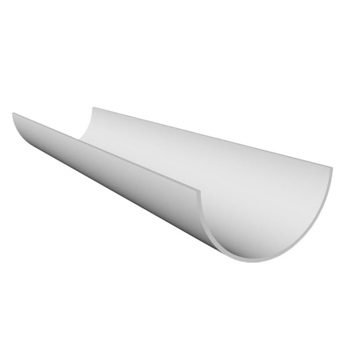 White Freefoam Round Gutter