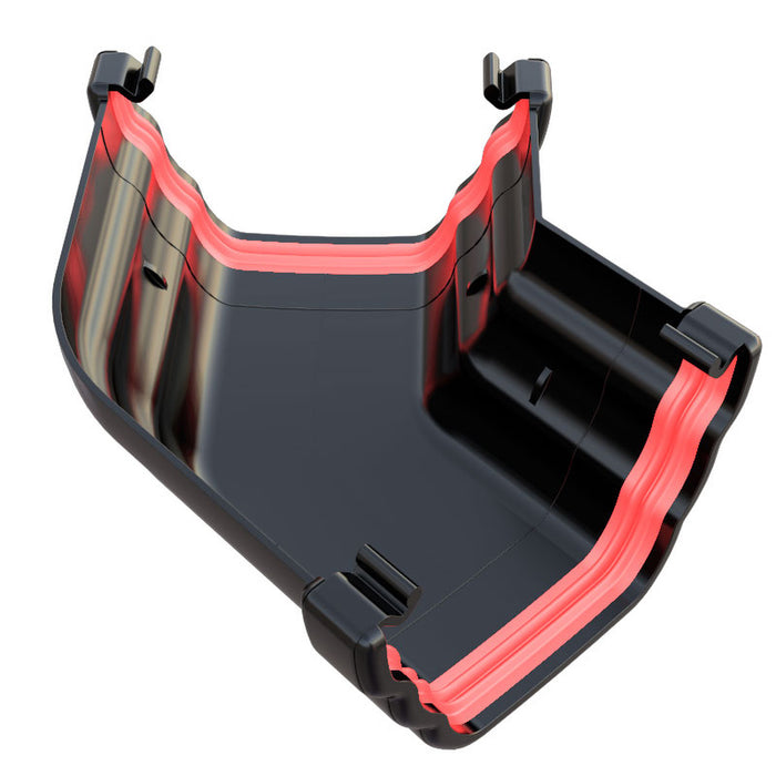 Black Freefoam Ogee 135° Gutter Angle