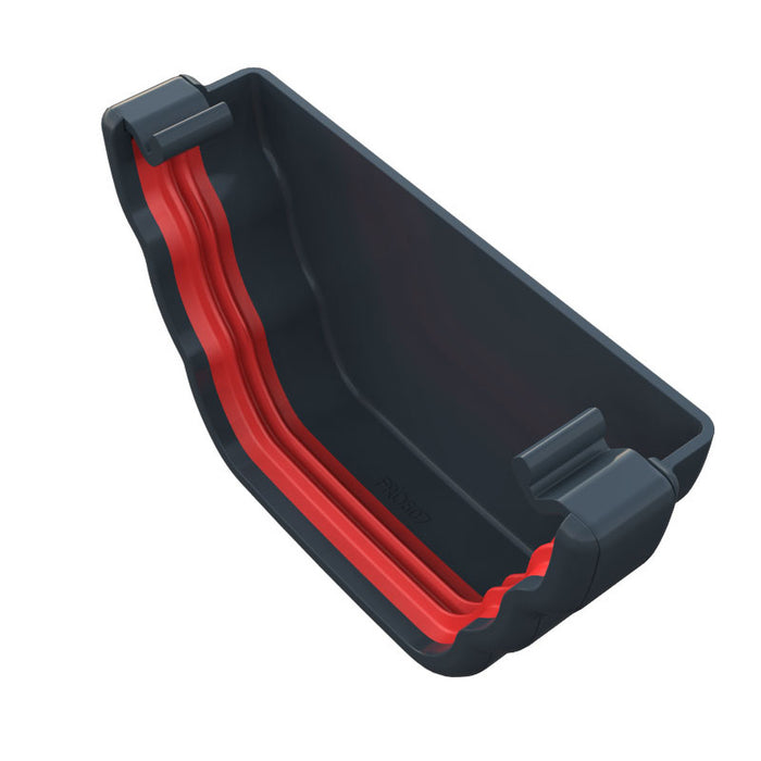 Anthracite Grey Freefoam Ogee External Stop End