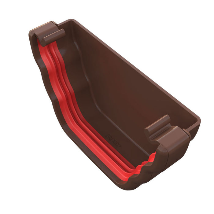 Brown Freefoam Ogee External Stop End