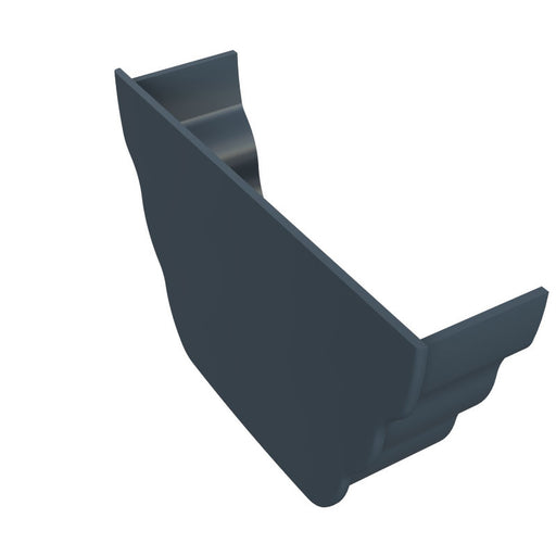 Anthracite Grey Freefoam Ogee Internal Stop End