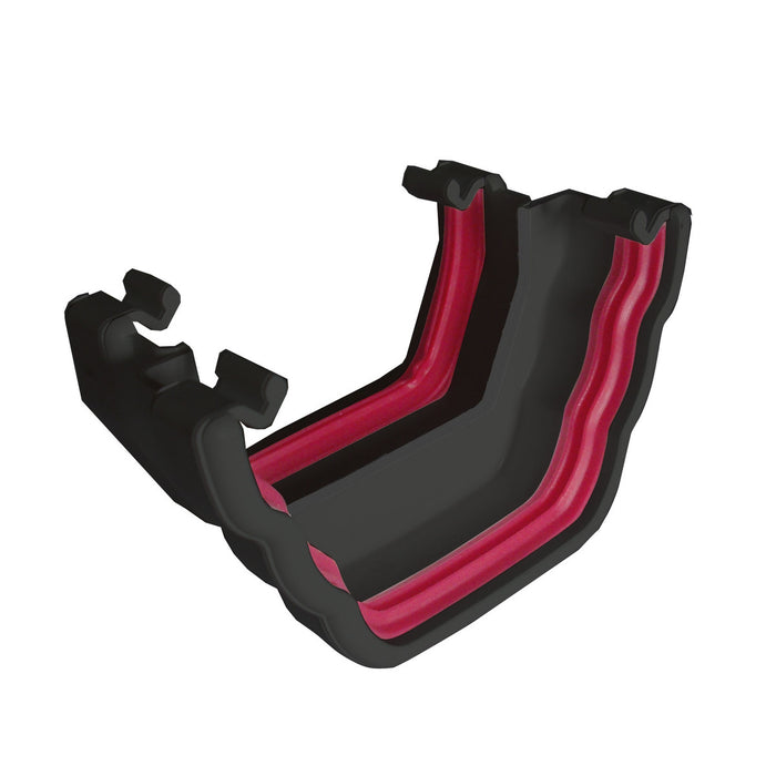 Black Freefoam Ogee to Square Adaptor