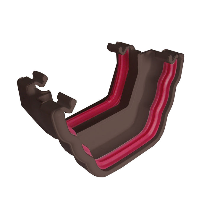 Brown Freefoam Ogee to Square Adaptor