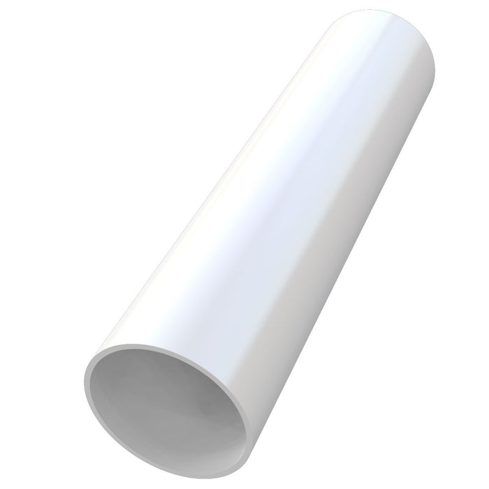 White Freefoam Round Downpipe (2.75m length)