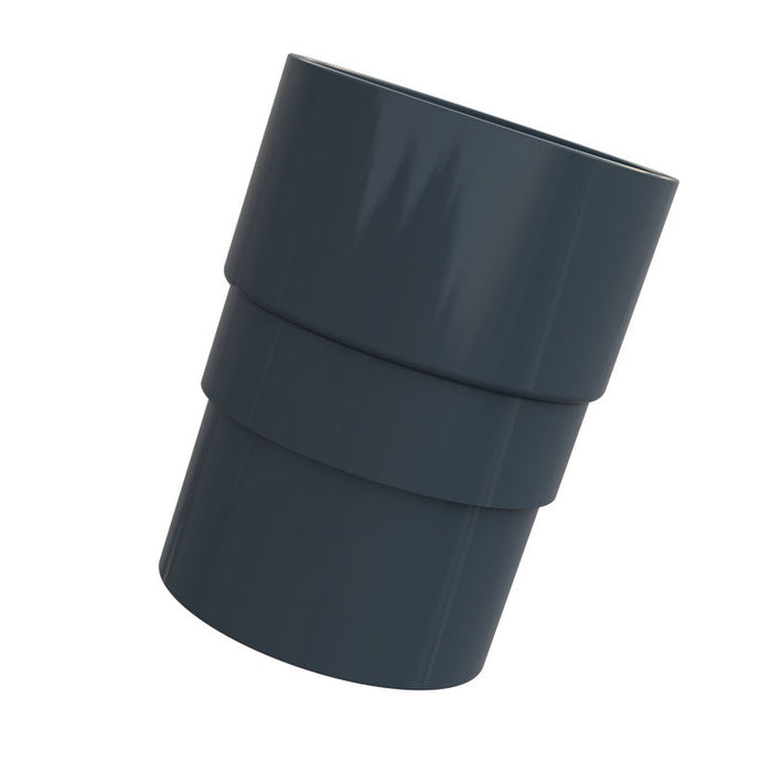 Anthracite Grey Freefoam Round Downpipe Socket