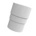 White Freefoam Round Downpipe Socket