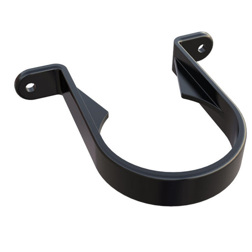 Black Freefoam Round Downpipe Clip