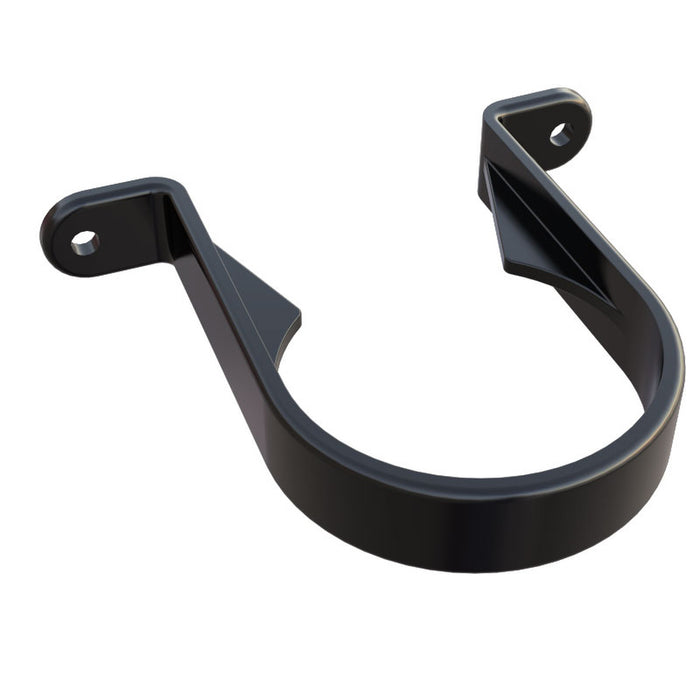 Black Freefoam Round Downpipe Clip