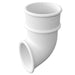 White Freefoam Round Gutter Shoe