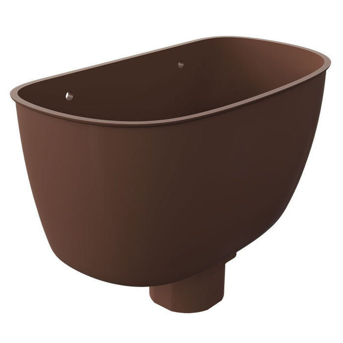 Brown Freefoam Round Hopper