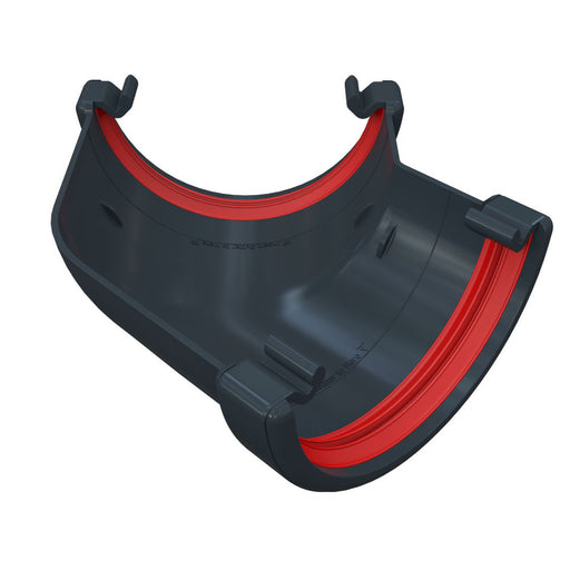 Anthracite Grey Freefoam Round 135° Gutter Angle