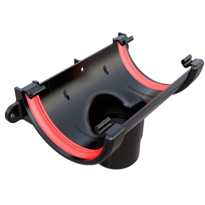 Black Freefoam Round Running Outlet