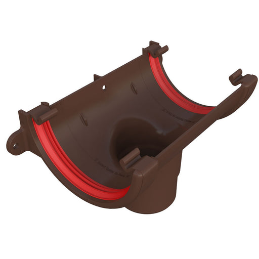 Brown Freefoam Round Running Outlet
