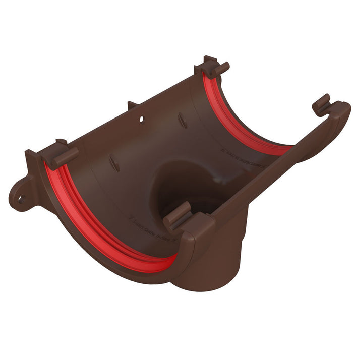 Brown Freefoam Round Running Outlet