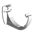 White Freefoam Round Gutter Fascia Bracket