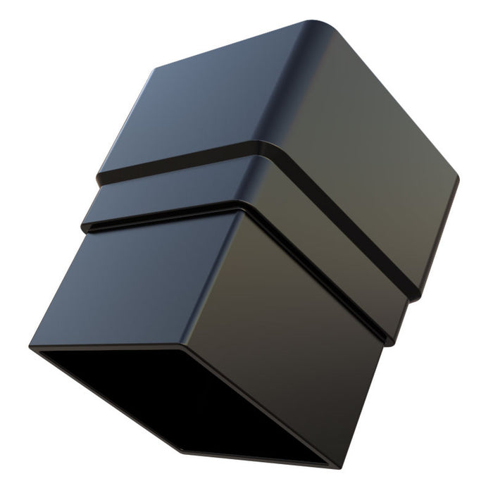 Black Freefoam Square Downpipe Socket