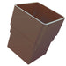 Brown Freefoam Square Downpipe Socket