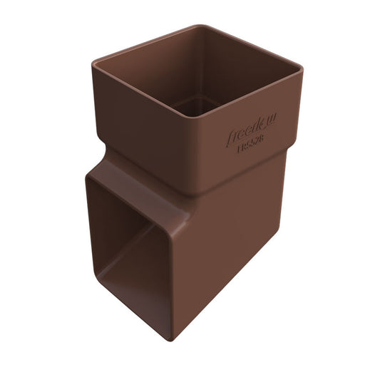Brown Freefoam Square Gutter Shoe