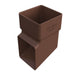 Brown Freefoam Square Gutter Shoe