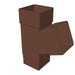 Brown Freefoam Square 112° Down Pipe Branch