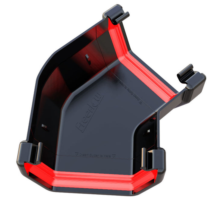 Black Freefoam Round 135° Gutter Angle