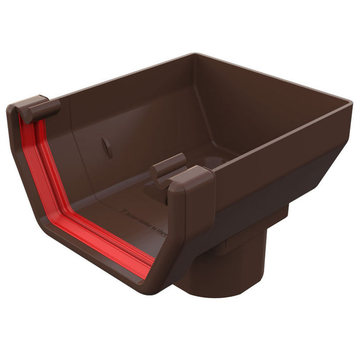 Brown Freefoam Square Stopend Outlet