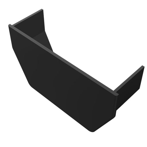 Black Freefoam Square Gutter Internal Stop End