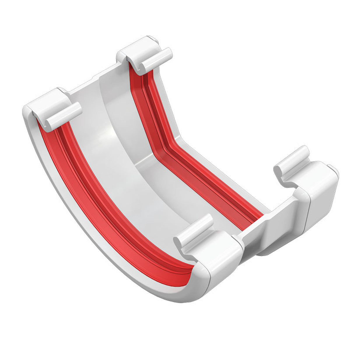 White Freefoam Square to Round Gutter Adapter — Trade Superstore Online