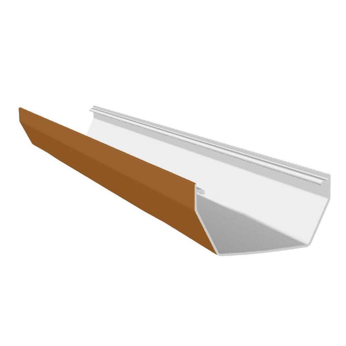 Caramel Freefoam Square Gutter (4m Length) — Trade Superstore Online