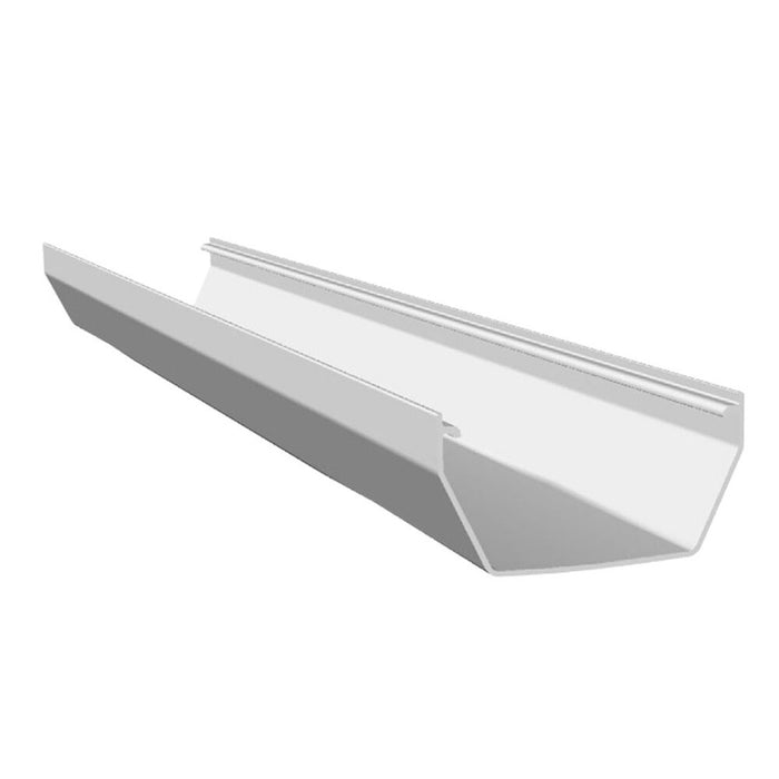Closed Square Gutter White Freefoam Square Gutter (4m Length) — Trade Superstore Online