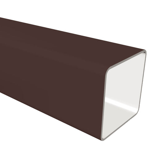 Brown Freefoam Square Downpipe (4m length)