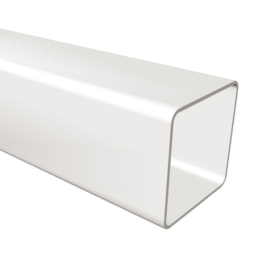White Freefoam Square Downpipe (2.75m length)