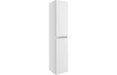 Milano 300mm 2 Door Wall Hung Tall Unit - White Gloss