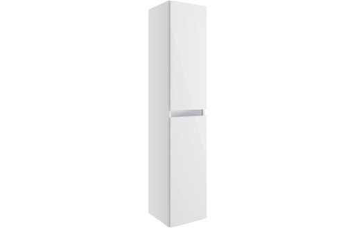 Milano 300mm 2 Door Wall Hung Tall Unit - White Gloss