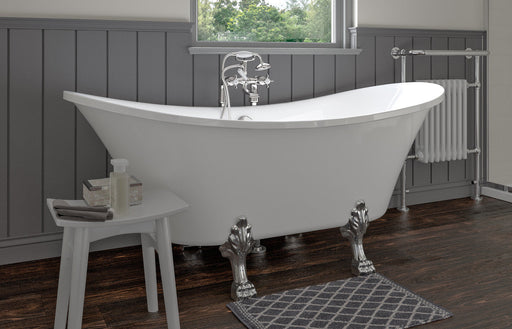 Fairhaven Freestanding 1760x710x775mm 0TH Bath w/Feet