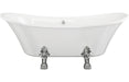 Fairhaven Freestanding 1760x710x775mm 0TH Bath w/Feet