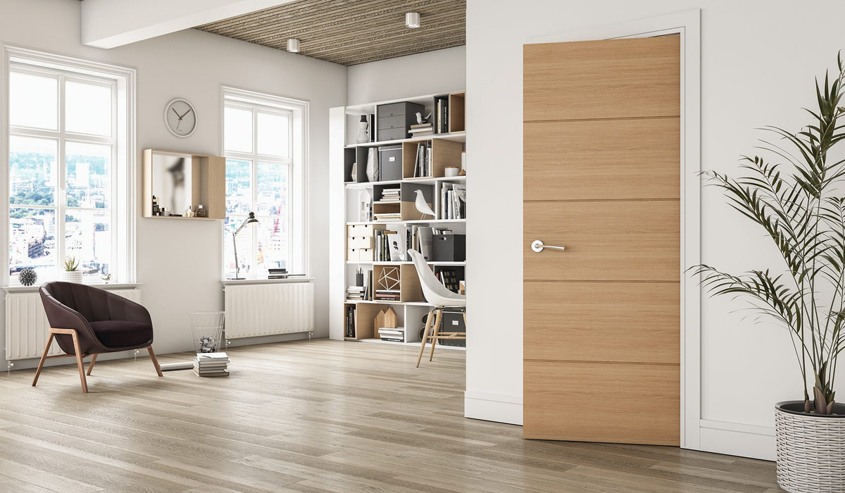 Deanta Augusta Prefinished Oak Door