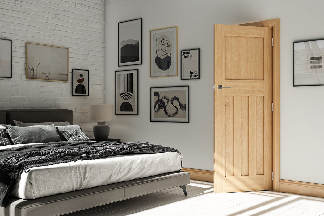 Deanta Cambridge Unfinished Oak Door