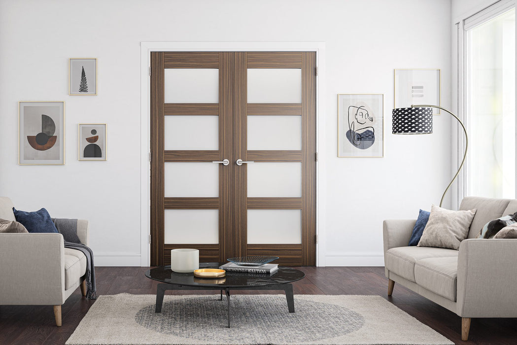 Deanta Coventry Prefinished Walnut Obscure Glaze Door