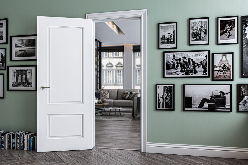 Deanta Madison White Primed Door