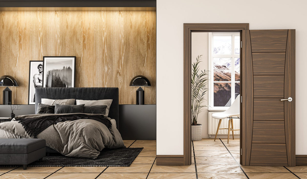 Deanta Pamplona Prefinished Walnut Door