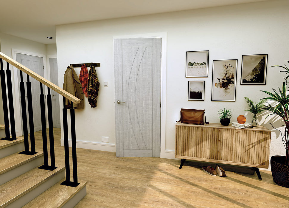 Deanta Ravello Light Grey Ash Door