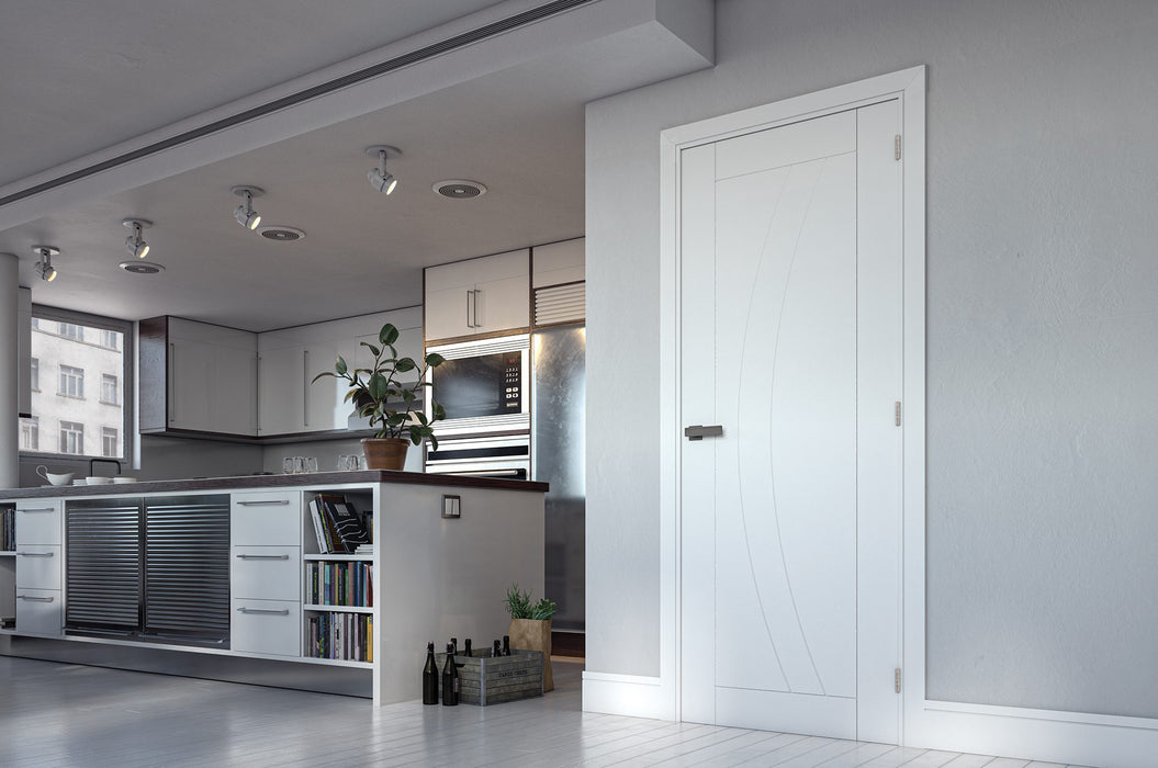 Deanta Ravello White Primed Door