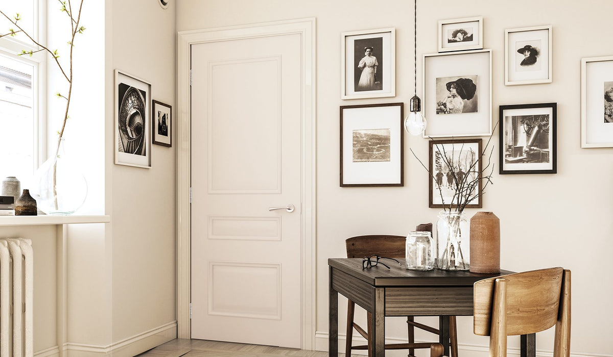 Deanta Windsor White Primed Door