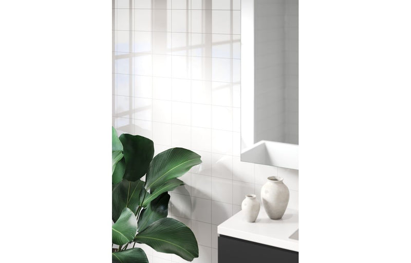Fibo Contemporary -  Denver White  (Tile Effect)