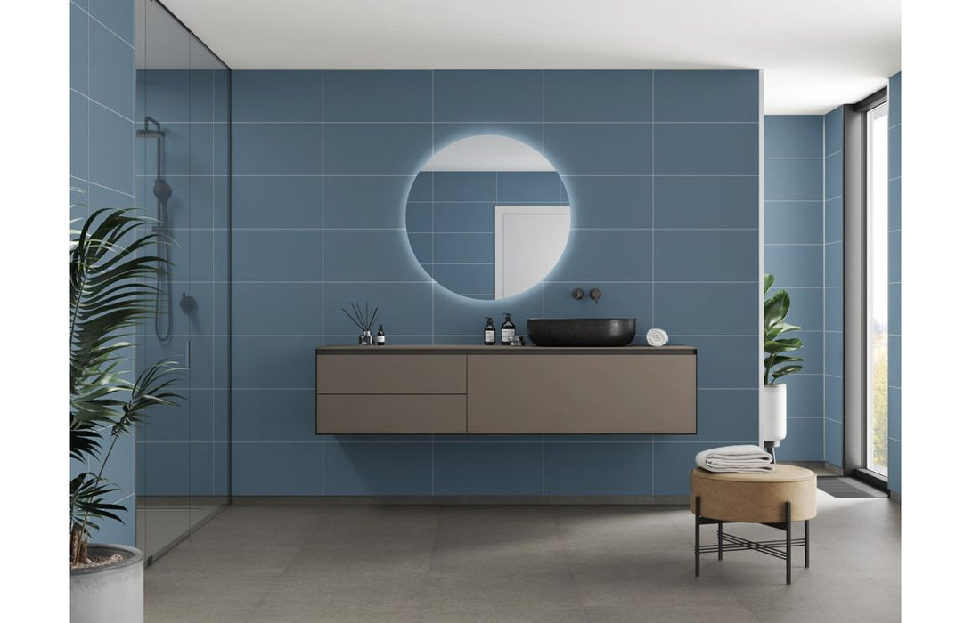 Fibo Contemporary - Dusty Blue (Tile Effect)