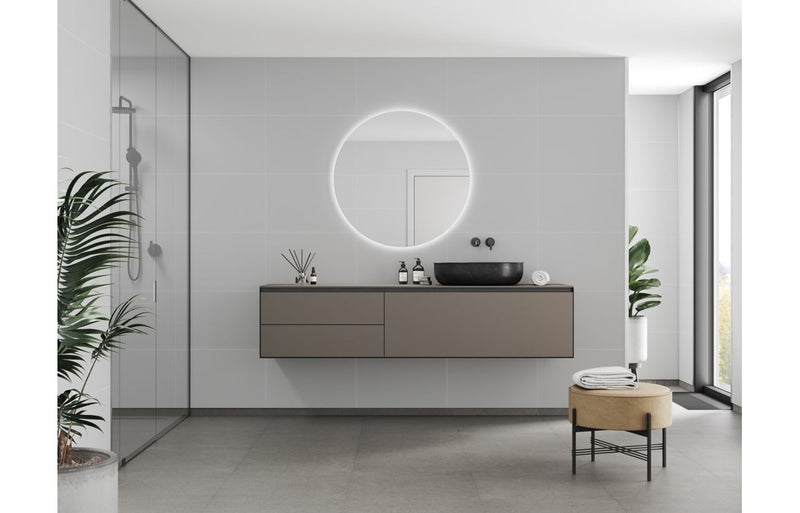 Fibo Contemporary - Light Grey (Tile Effect)